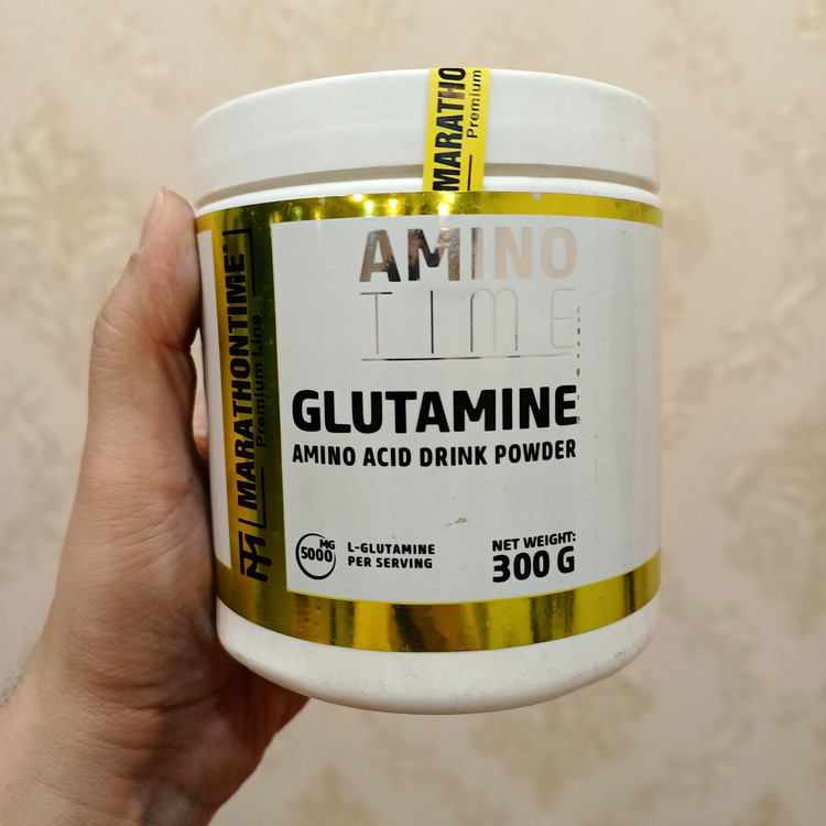 پودر ال-گلوتامین آمینوتایم Amino Time – وزن ۳۰۰ گرم