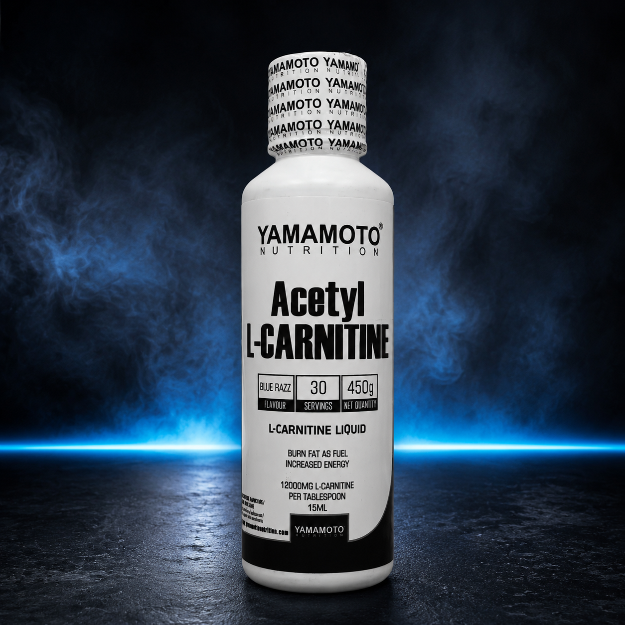 ال-کارنیتین مایع یاماموتو نوتریشن Yamamoto Nutrition Acetyl L-Carnitine Liquid طعم Blue Razz حجم 450 گرم