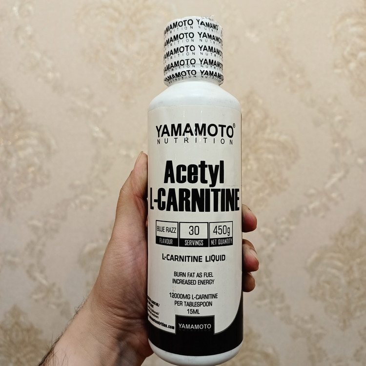 ال-کارنیتین مایع یاماموتو نوتریشن Yamamoto Nutrition Acetyl L-Carnitine Liquid طعم Blue Razz حجم 450 گرم